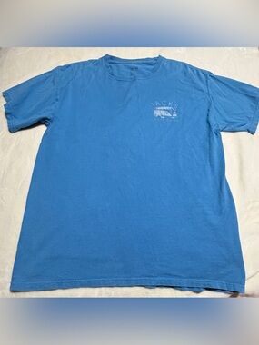 Jack's Blue Crewneck Short Sleeve Tee with Van Graphic